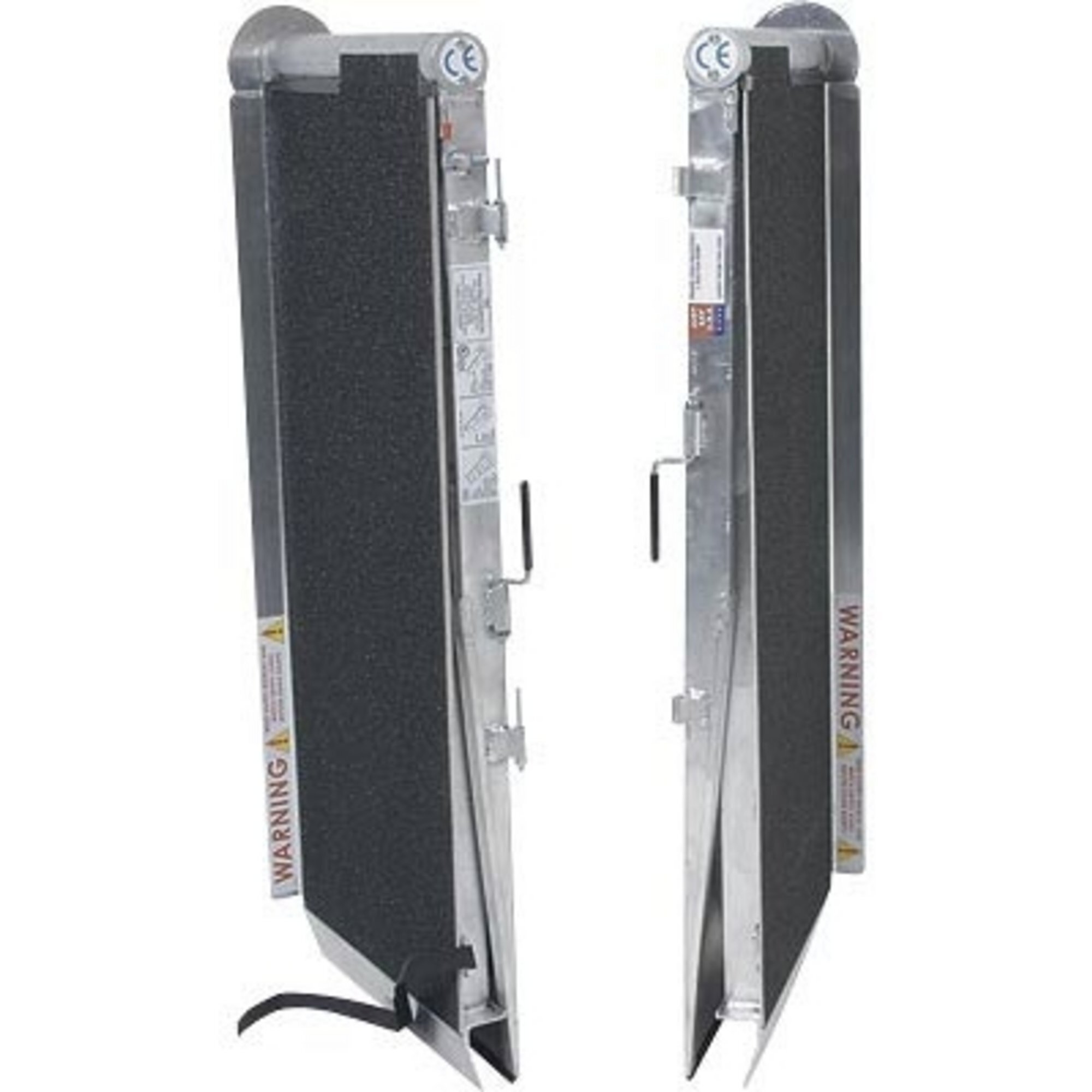 PVI Multifold Aluminum Threshold Ramp, 600-Lb. Capacity, 7ft.L x 30in.W